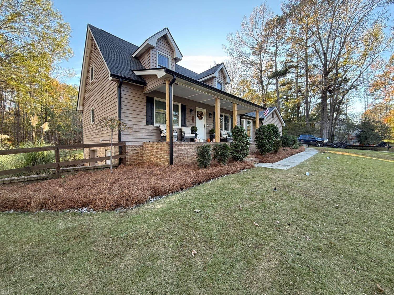 Finished residential lawn and landscape by Dirt Pro